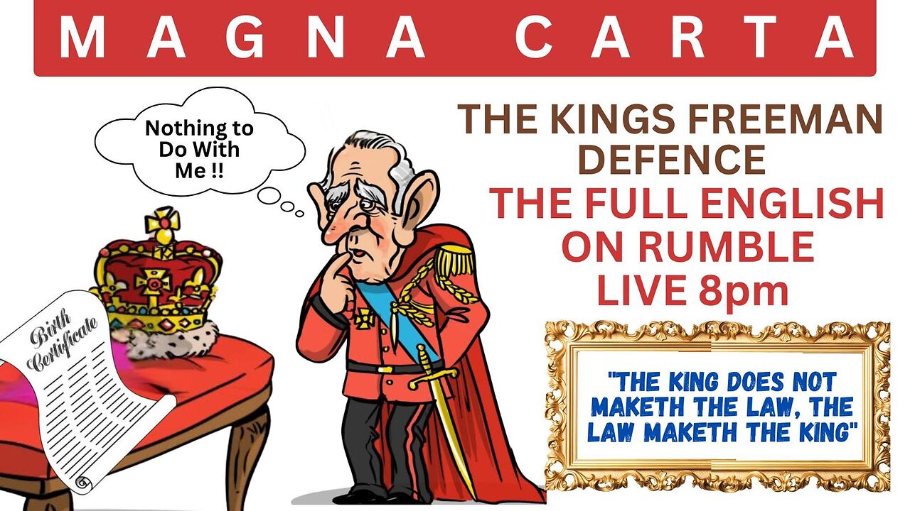 "The King does not maketh the law, the law maketh the King" and why it matters