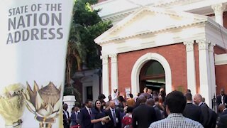 SOUTH AFRICA - Cape Town - Glitz and glamour at 2019 State of the Nation address (Video) (uwn)