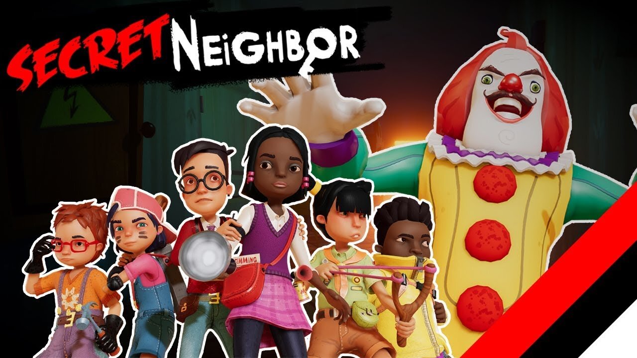 Secret Neighbor: Escaping From The Clown & Neighbour Gameplay (New Beta Update)