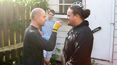 Try-Out Match - Tyler Evans VS Swede Savard VS Agent Exile - CHW Backyard Wrestling