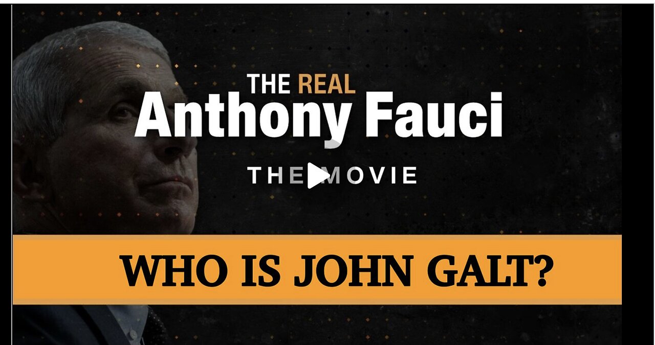 THE REAL ANTHONY FAUCI- THE MOVIE. TY JGANON, SGANON