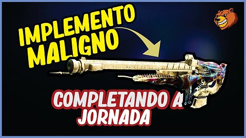 DESTINY 2 │ JORNADA PEGANDO O EXÓTICO IMPLEMENTO MALIGNO BATEDOR