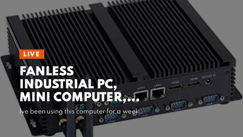 Fanless Industrial PC, Mini Computer, Intel Core I5 4200U, Windows 10 or Linux Ubuntu, IM04, 2H...