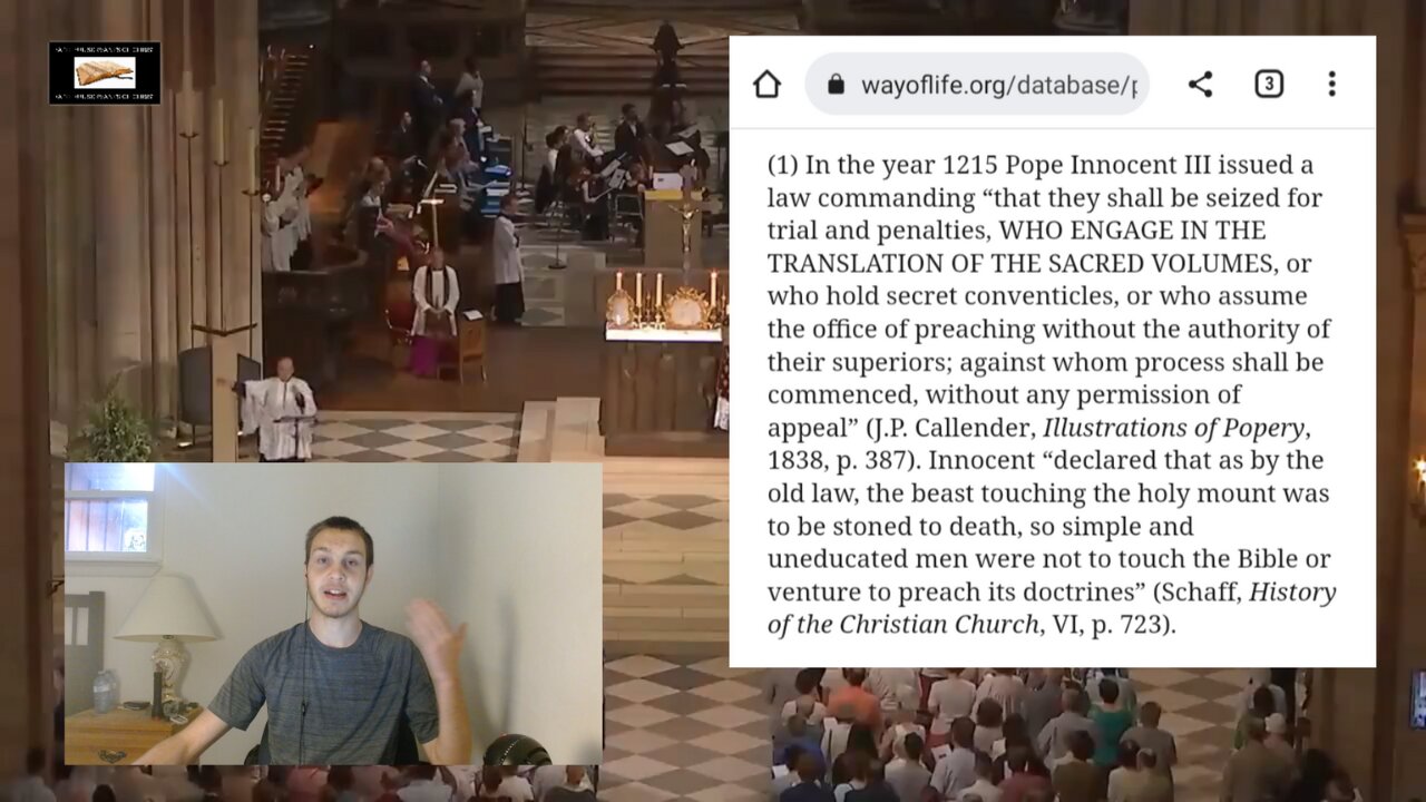 Catholic Persecution Of The Scriptures