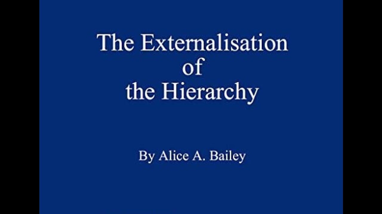 20220802 THE EXTERNALIZATION OF THE HIERARCHY