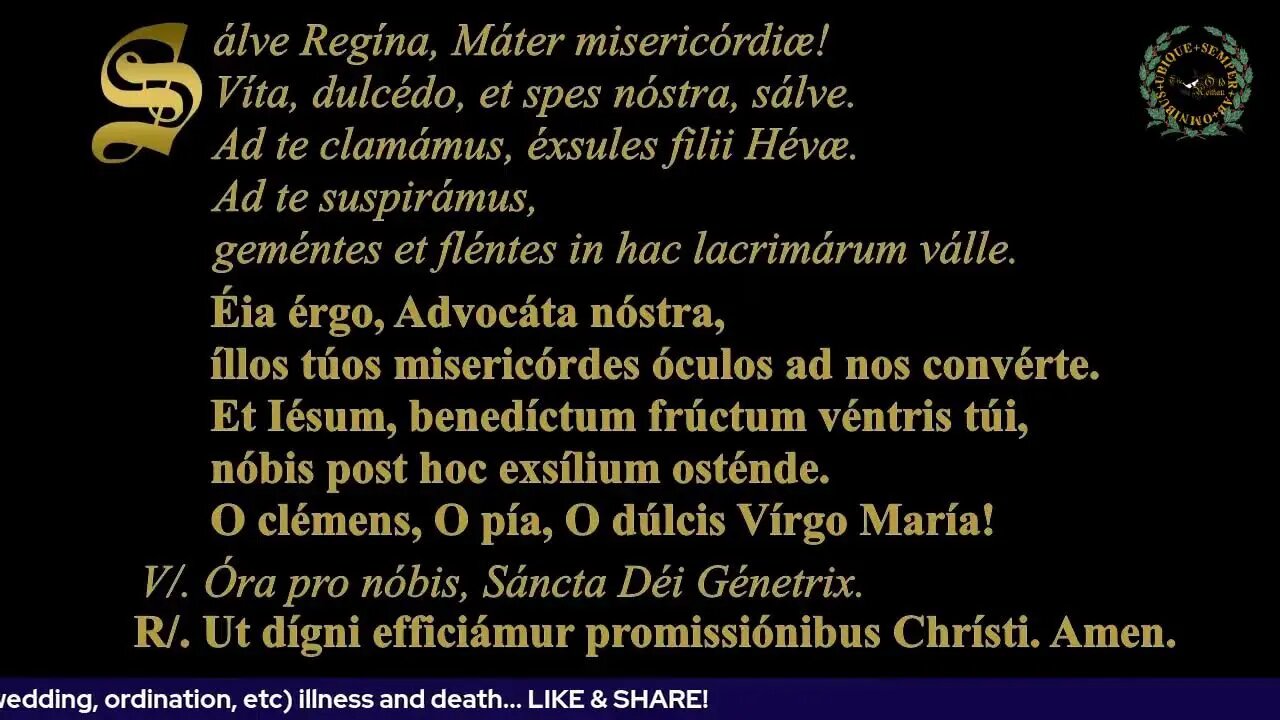 Latin Rosary; Sorrowful Mysteries