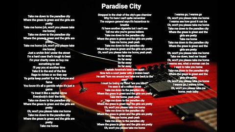 Paradise City - Guns & Roses Lyrics