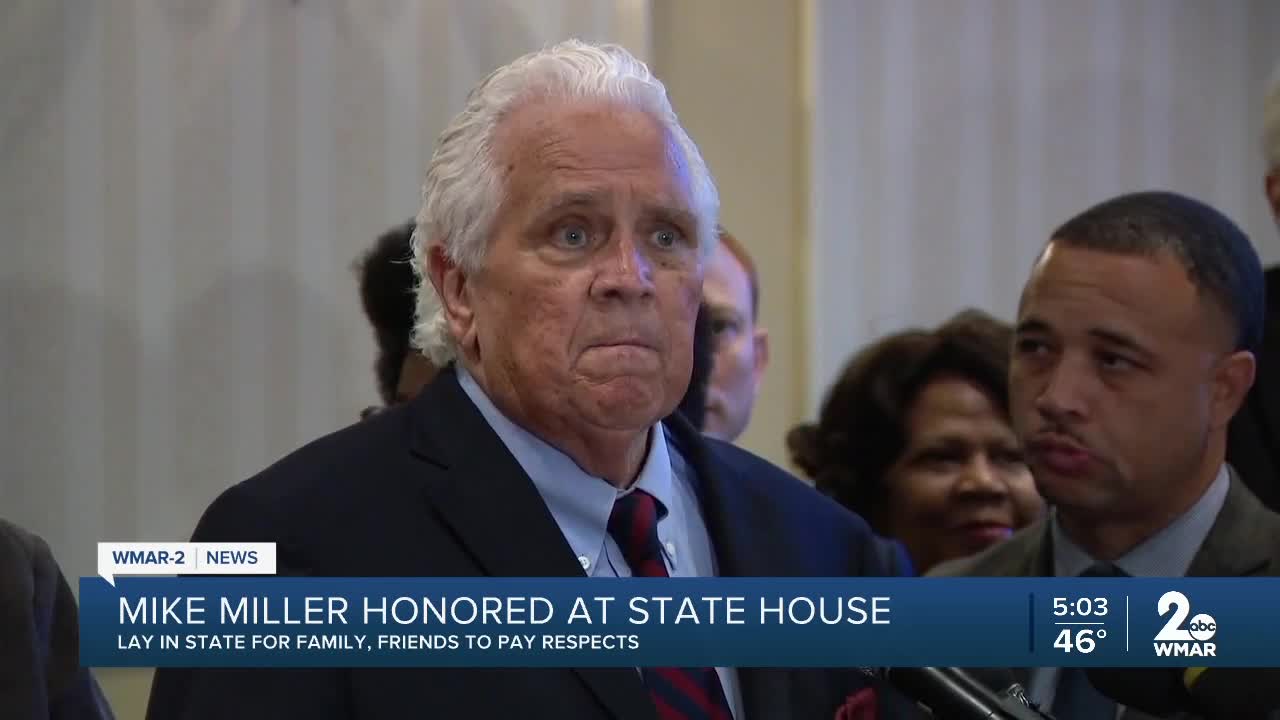 Mike Miller honored at State House