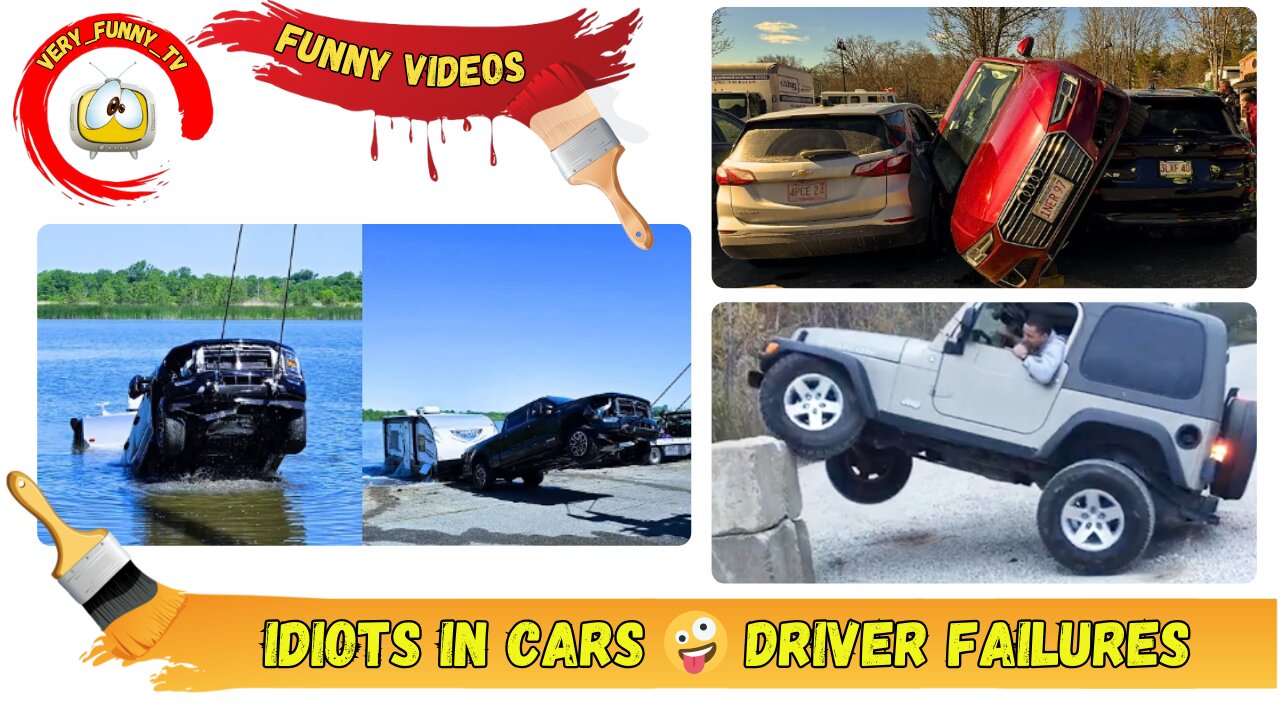 Funny videos | Idiots in cars | Driver failures