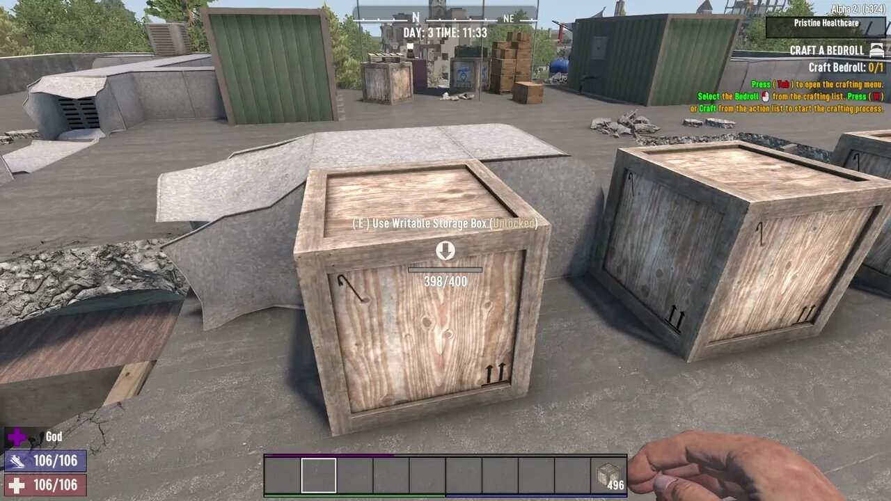 7 days to die Alpha 21 New Mod slots