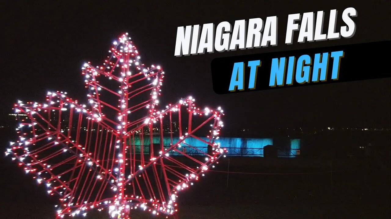 Walking Through the Winter Festival of Lights at Niagara Falls / 2-Minute Tour