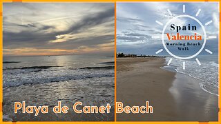 Playa de Canet Beach - Beautiful Beach on the Mediterranean Sea - Valencia Spain 2024