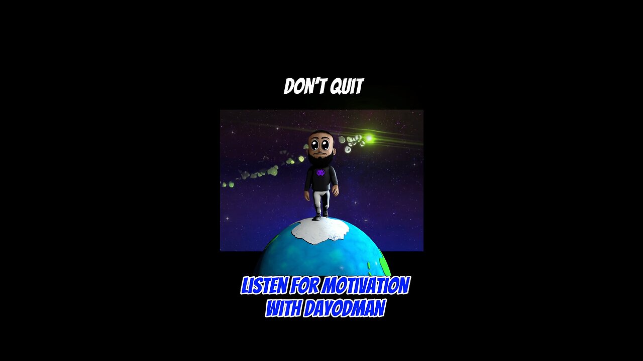 Don’t Quit #dayodman #motivation #eeyayyahh #motivationalspeaker #positivity