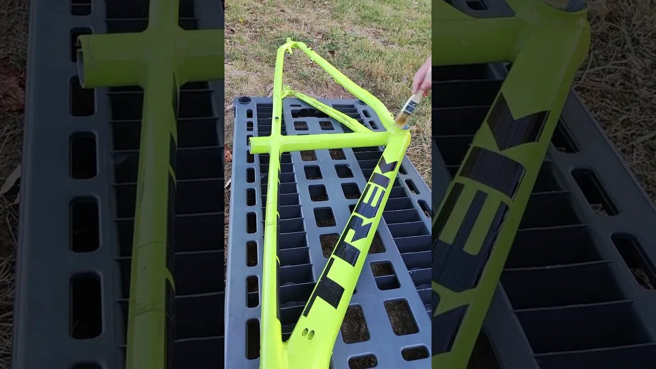 I Powder Coated My Trek Marlin 5 Mountain Bike #shorts