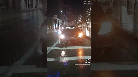 03/31/2023 #gangstalking 1 headlight out. Covered up with left blinkers. I see you!