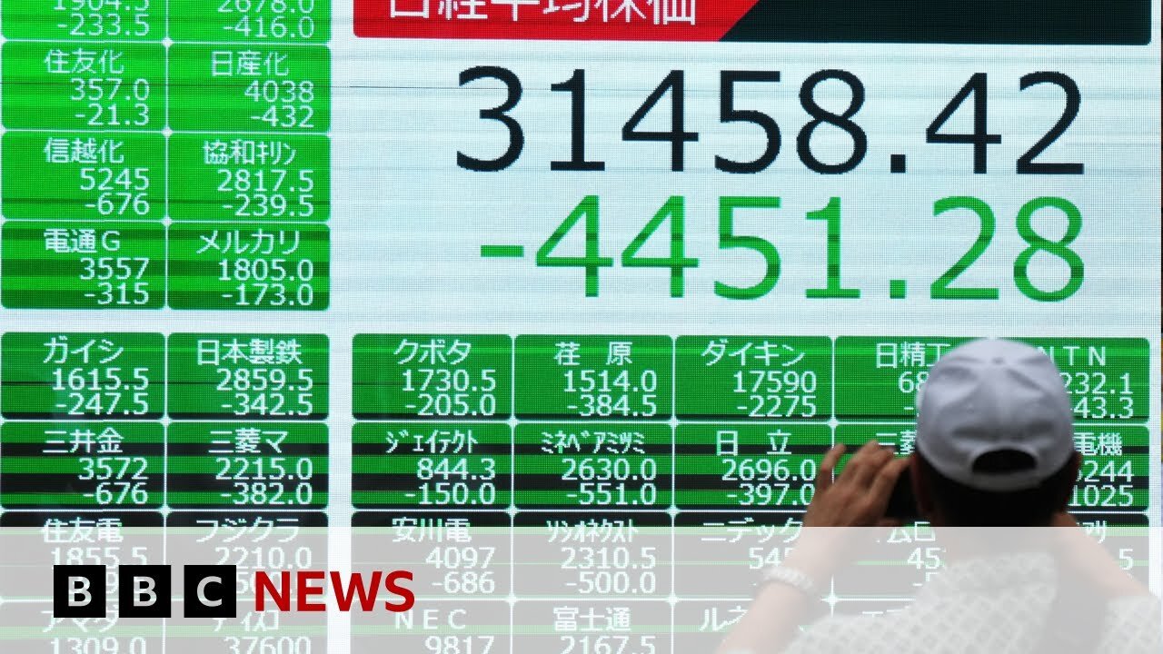 Japan stocks rebound but global markets jittery after share price fall | BBC News | NE