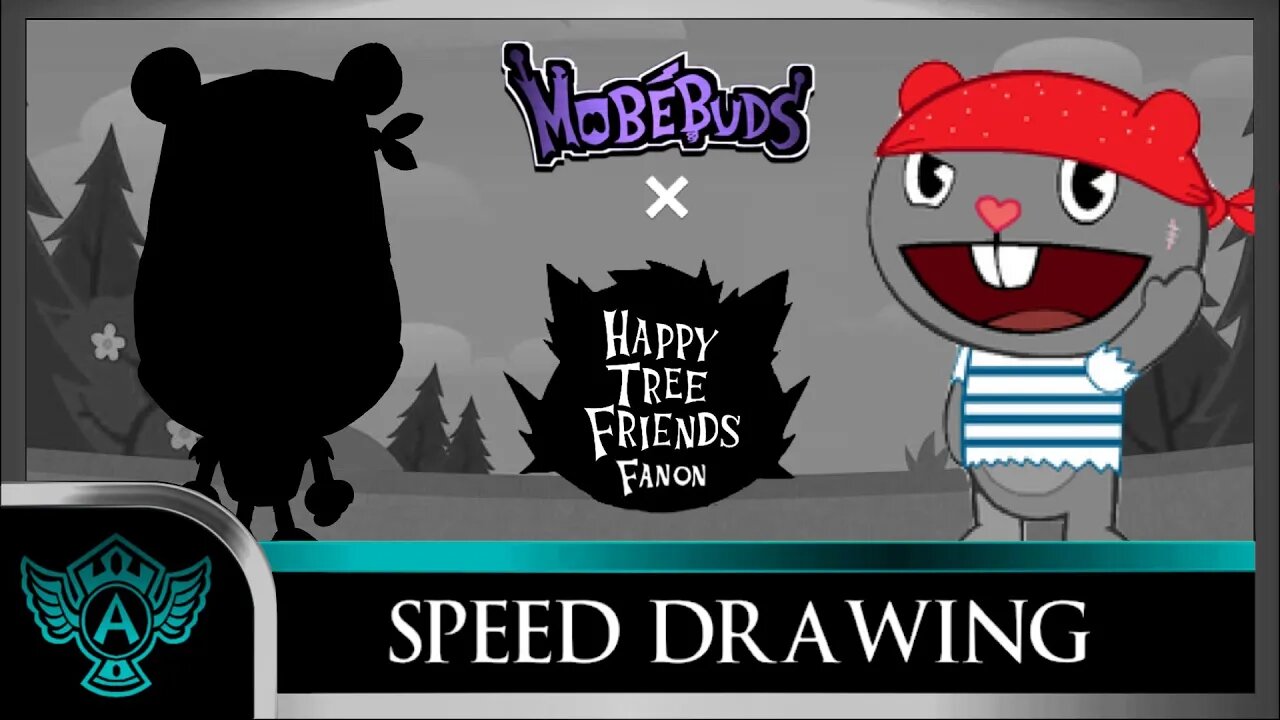 Speed Drawing: Happy Tree Friends Fanon - Ahoy | Mobebuds Style
