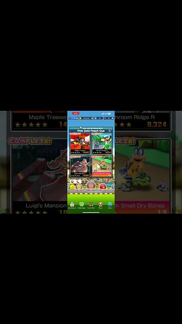 Mario Kart Tour - Cups All Completed Showcase