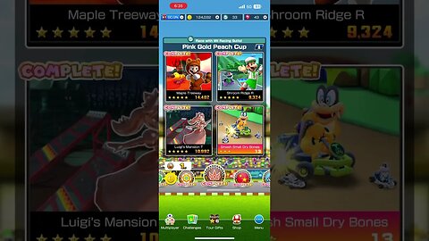 Mario Kart Tour - Cups All Completed Showcase