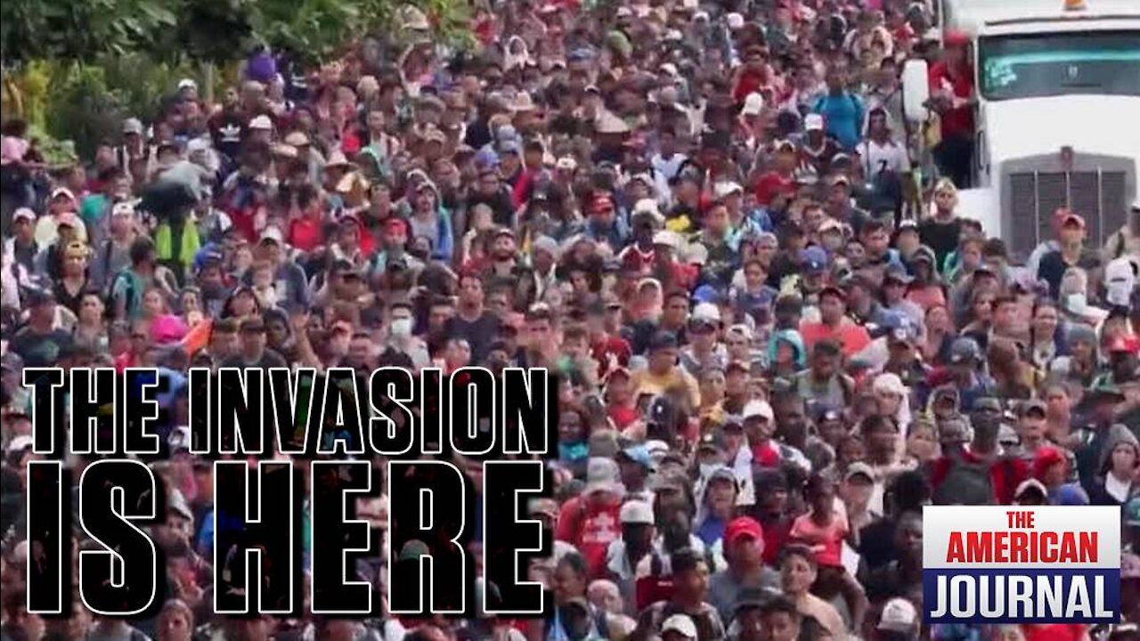 Jaw-Dropping Scale of Migrant Caravan Revealed In New Video