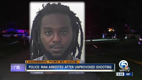 Unprovoked shooting in Port St. Lucie