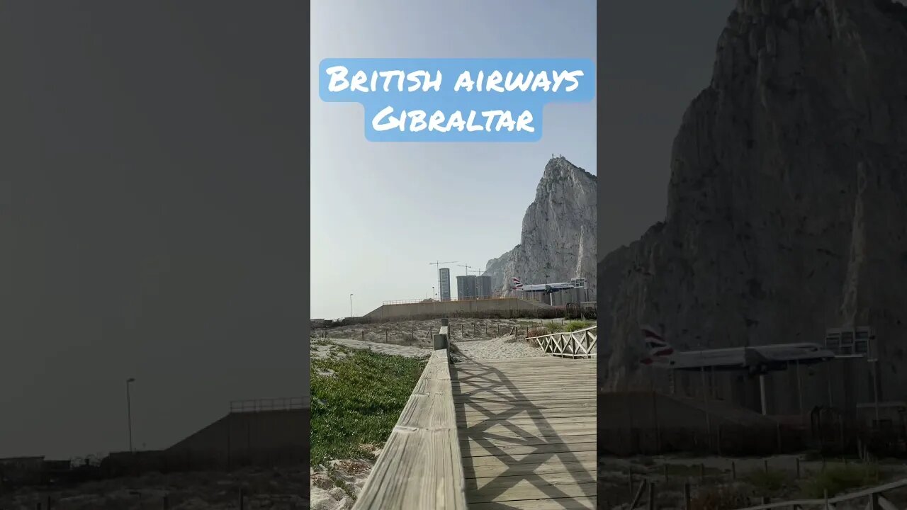 Land & Depart at Gibraltar #shorts