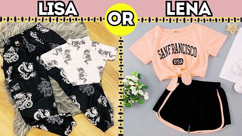 LISA OR LENA 🌟 [FASHION] ♥ #lisa #lisaandlena #lena #lisaorlena #lisalena