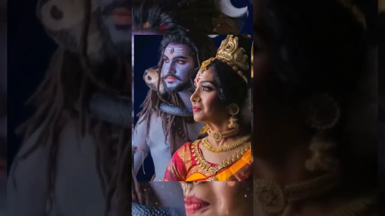 Bholenath and Mata Parvati🙏#shiva