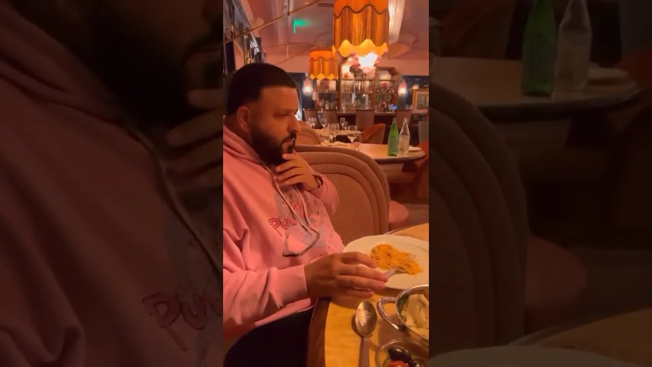 Dj Khaled LOOSES HIS MIND over his MEAL‼️