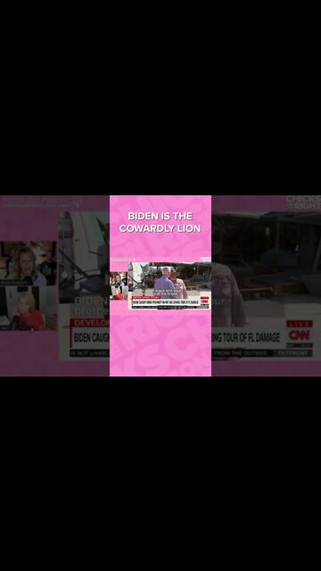 Biden's Hot Mic Moment Proved He's The Cowardly Lion