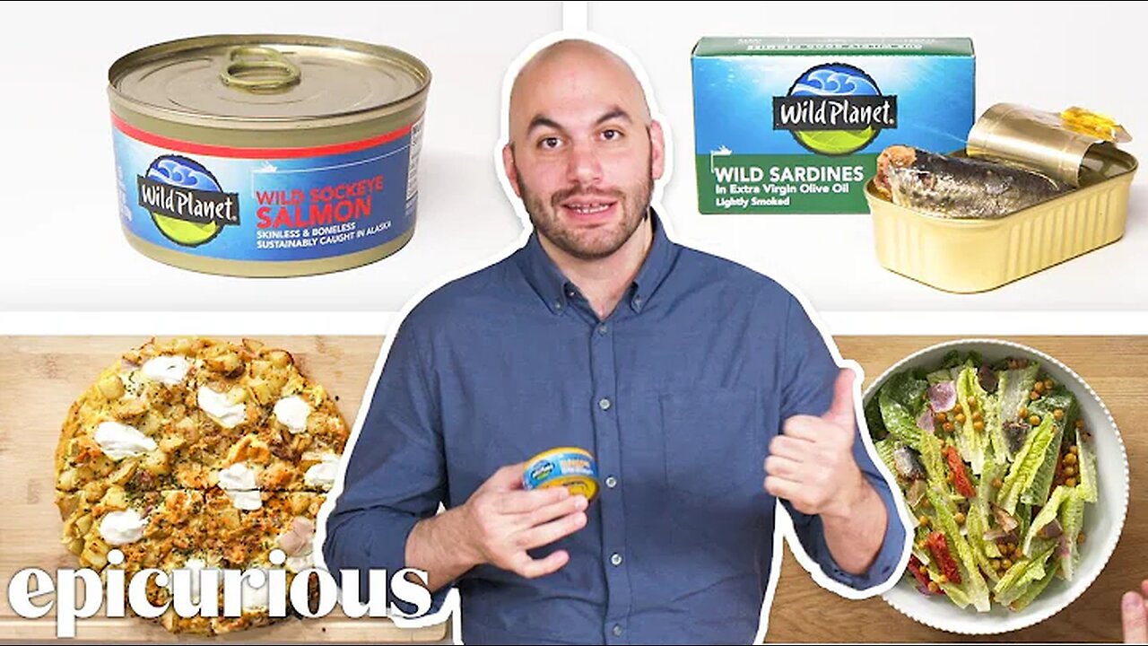 Pro Chef Turns Canned Seafood Into 4 Meals For Under $12 | The Smart Cook | Epicurious