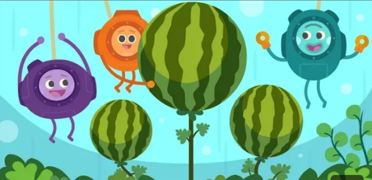 Underwater Watermelon Salad | Cartoon For Kids | The Bumble Nums