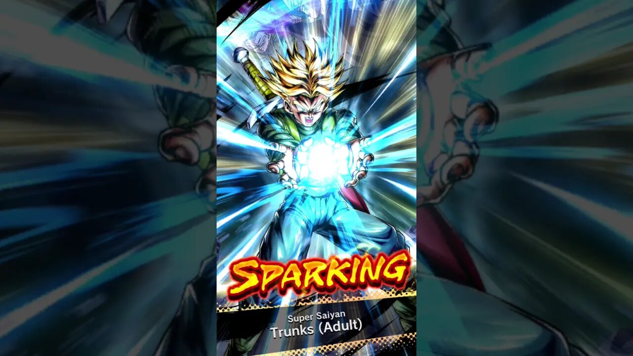 SPARKING Super Saiyan Trunks (Adult) Is Here!! (Dragonball Legends) #dblegends