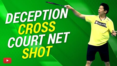 Deception Cross Court Net Shot featuring Coach Efendi Wijaya #badminton