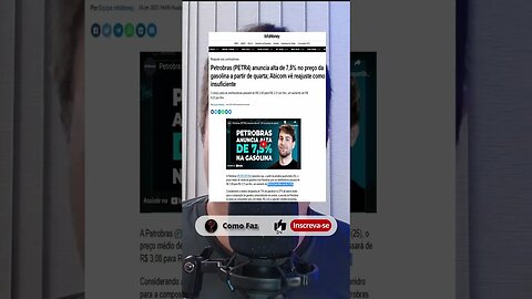 Reajuste no Preço da Gasolina