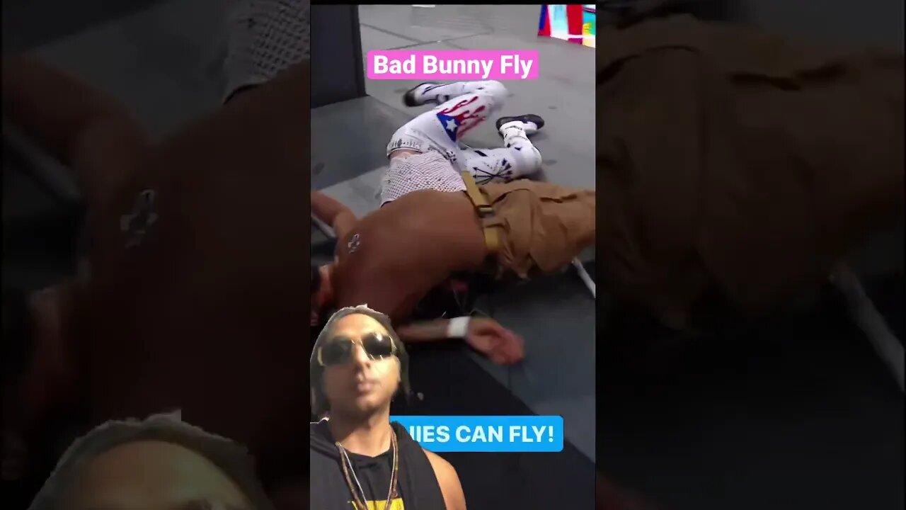Bad Bunny Flying Cross Body Knocks Out Damian Priest OMG 🤯 WWE Backlash