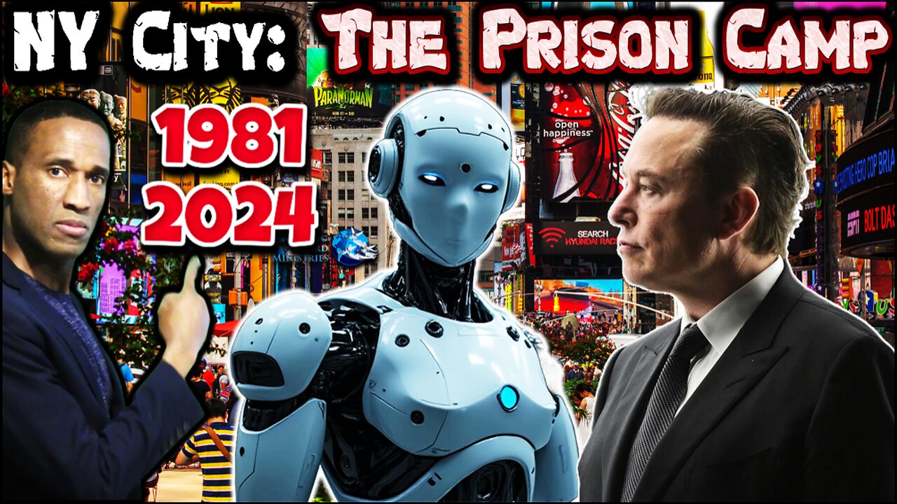 WARNING 1981-2024 Predictive Reality: Get Out Of New York City Prison Camp. Elon Musk Robot Armies.