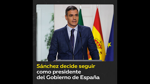 Pedro Sánchez decide seguir en el poder