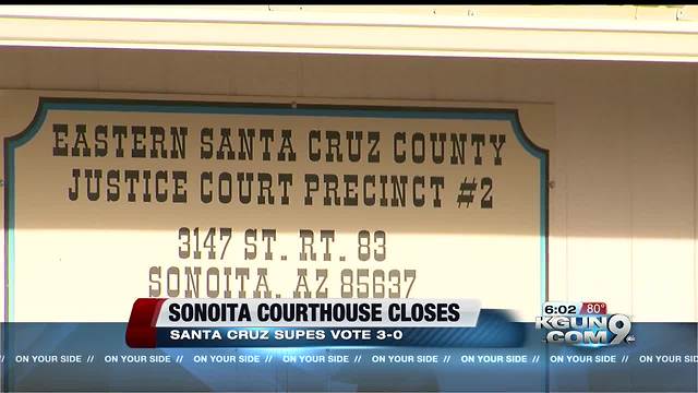 Courthouse in Sonoita slated to close in 2019