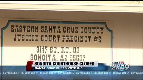 Courthouse in Sonoita slated to close in 2019