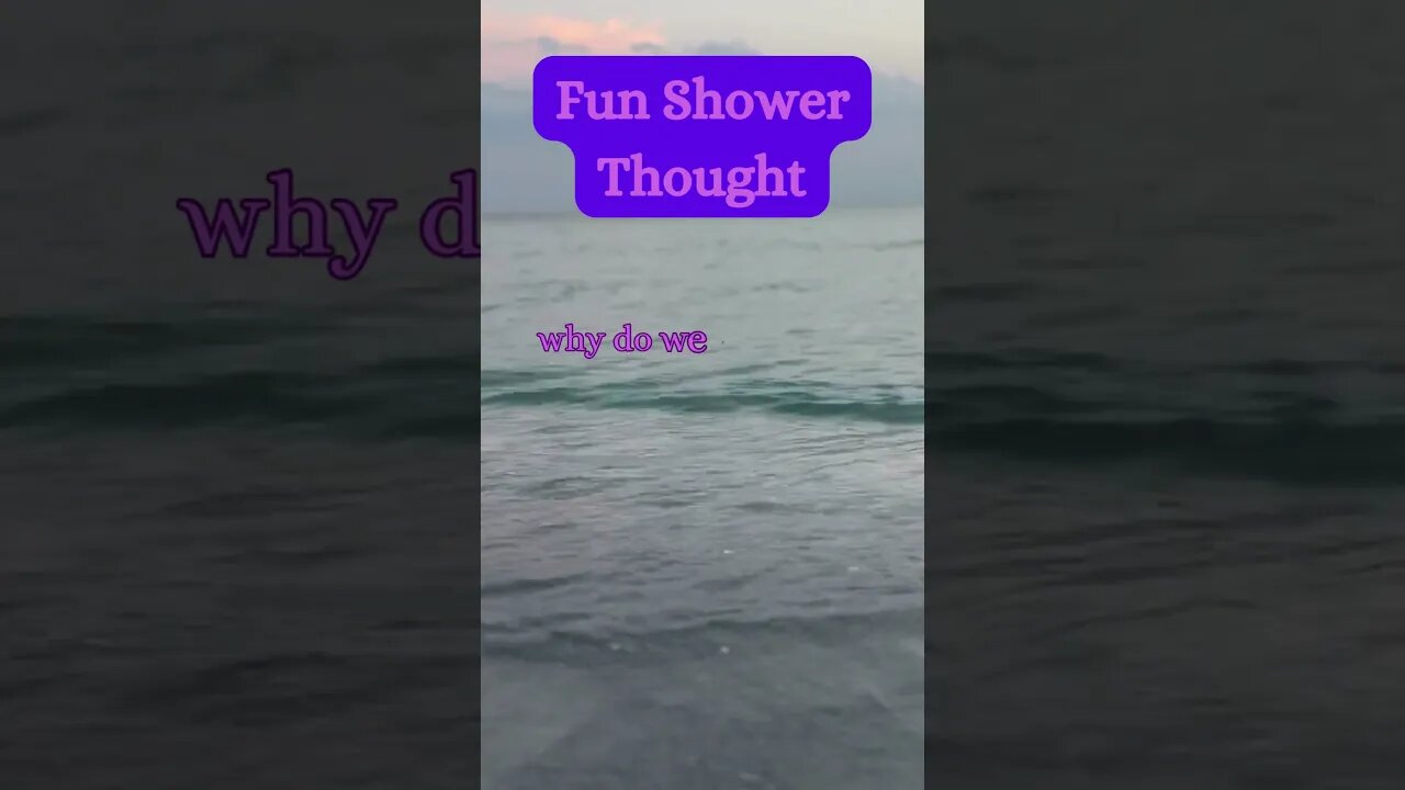 Beach Brainwaves! 🌊 Unexpected Shower Thought Revealed! @AmbientNoiseCo. #showerthoughts #beach