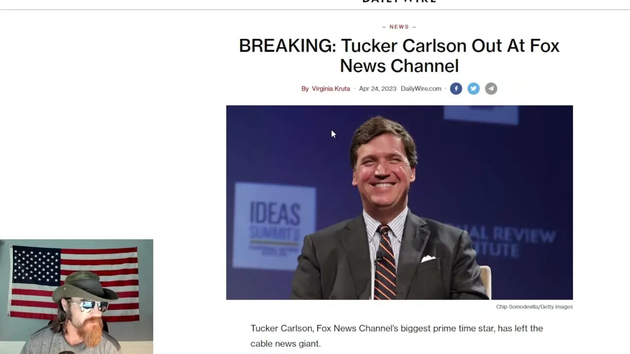 Tucker Carlson and Fox News Part Ways the Show is Over