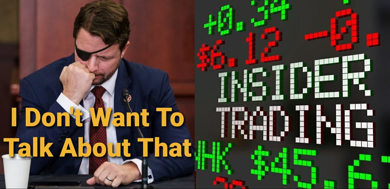 Dan Crenshaw Smug Response To Congressional Insider Trading