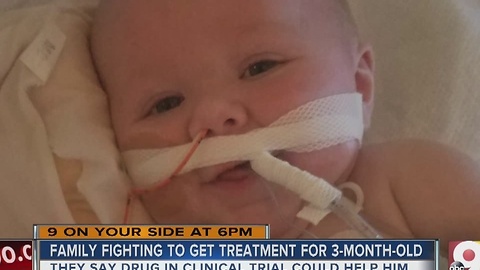 Hope for a 3-month-old's survival could be a trial drug