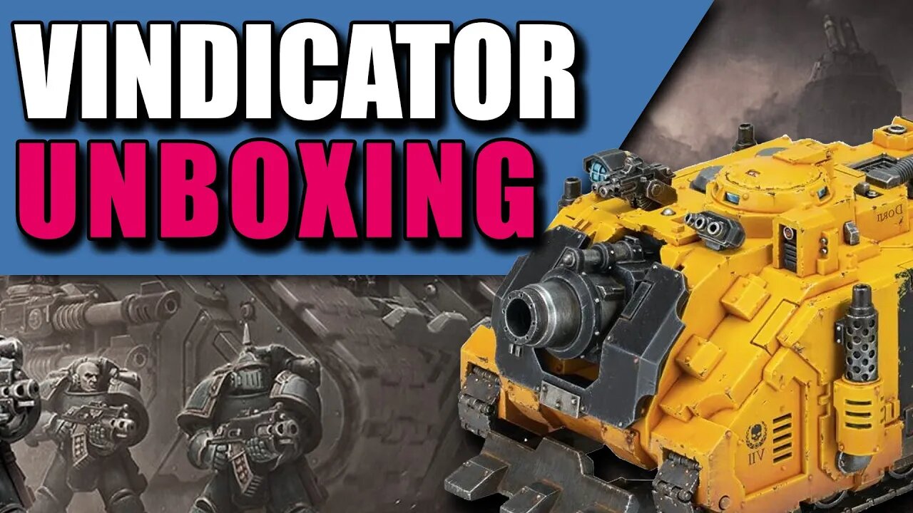 Unboxing Warhammer : A Look at the Horus Heresy Vindicator Siege tank!