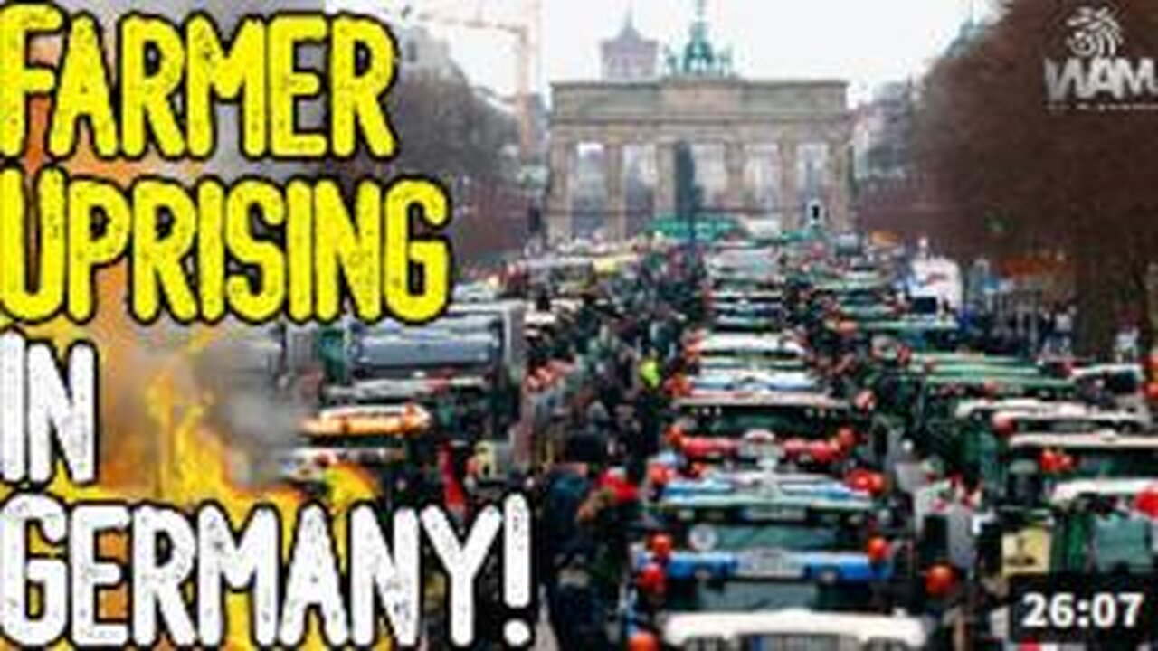 HUGE: FARMER UPRISING IN GERMANY! - Politicians Confronted! - Police Deployed!