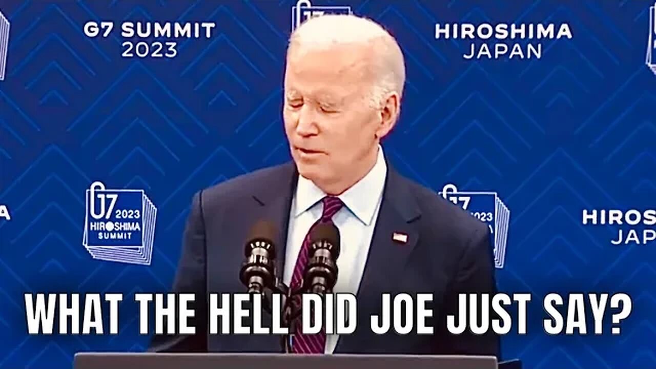 Joe was a COMPLETE MESS in Japan today…