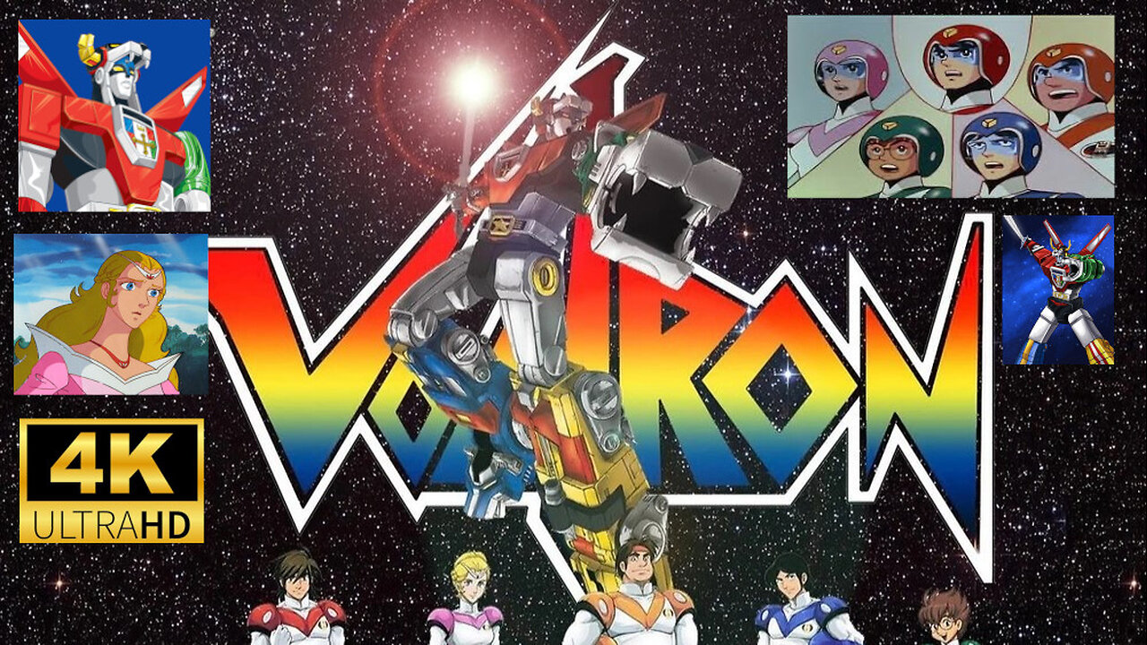 Voltron Intro (1984) (AI Upscaled 4k)