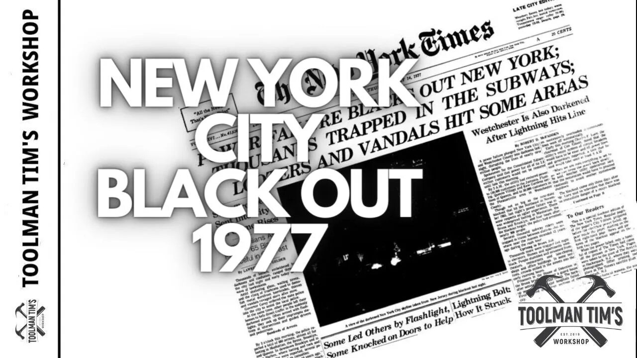 273. 1977 BLACK OUT NEW YORK CITY - Disaster Series