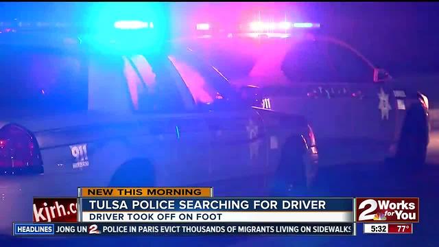 Tulsa Police searching for suspect that led foot chase